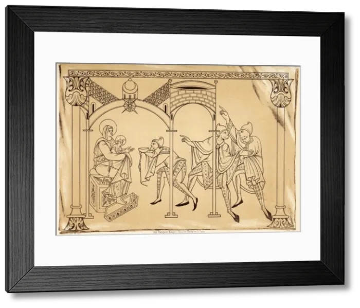 Framed Print : Nt / Magi & Jesus (C11) Framed Print : Nt / Magi & Jesus (C11)