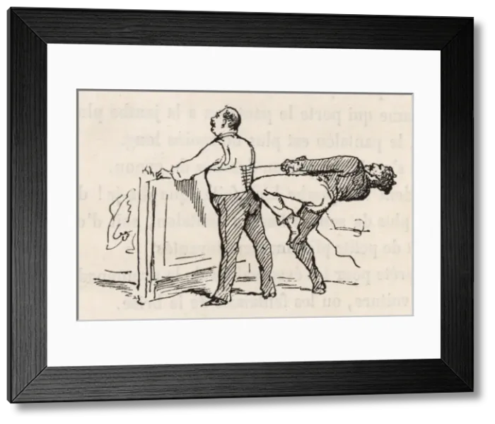 Framed Print : Lacing up Master Framed Print : Lacing up Master