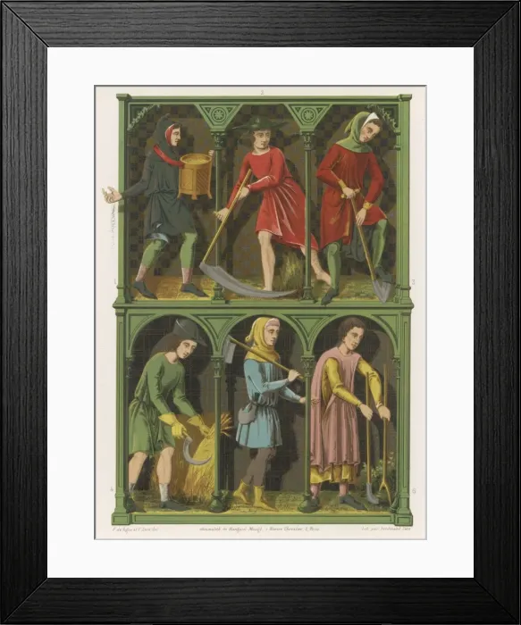 Framed Print : Farming / Belgium (C14) Framed Print : Farming / Belgium (C14)