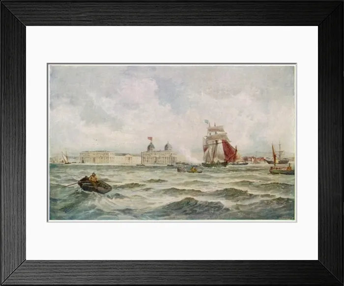 Framed Print : Greenwich Hospital / Hardy Framed Print : Greenwich Hospital / Hardy