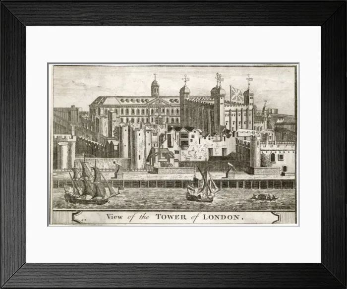 Framed Print : London / Tower / C18Th Framed Print : London / Tower / C18Th