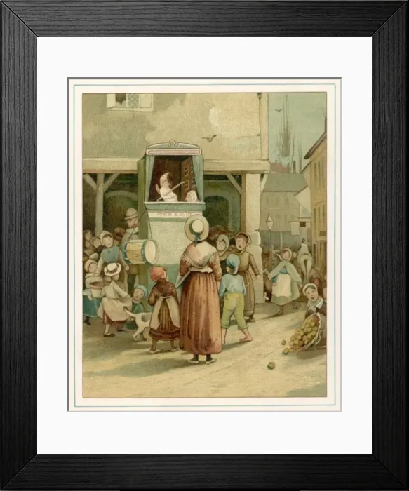 Framed Print : Punch & Judy (Townsend) Framed Print : Punch & Judy (Townsend)