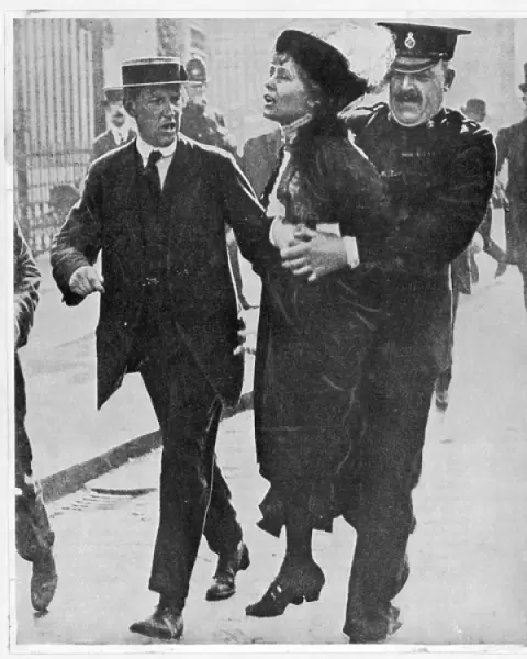 Arrest  /  Mrs Pankhurst