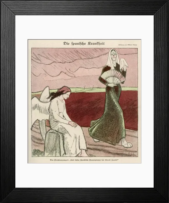 Framed Print : Spanish Flu Framed Print : Spanish Flu