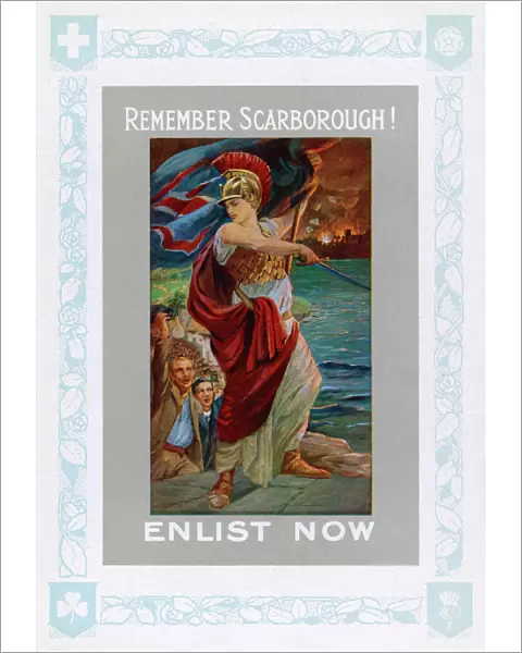 Ww1  /  1915  /  Scarboro Poster