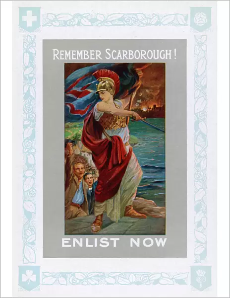 Ww1  /  1915  /  Scarboro Poster