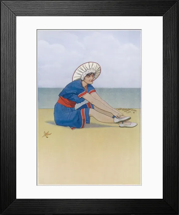 Framed Print : Swimwear for 1915 Framed Print : Swimwear for 1915