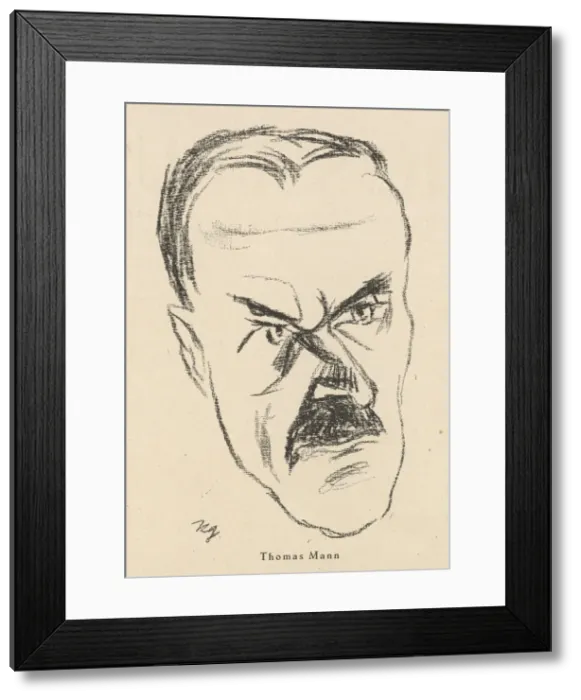Framed Print : Thomas Mann / Grossmann Framed Print : Thomas Mann / Grossmann