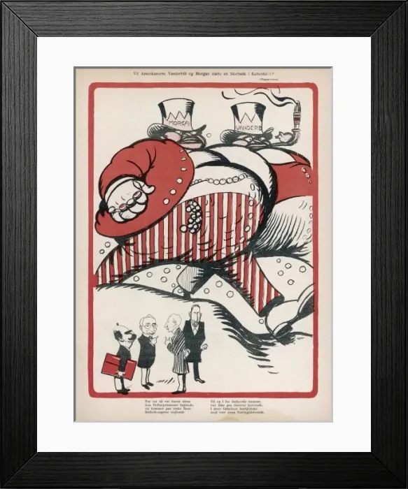 Framed Print : Financial U. s. Giants
