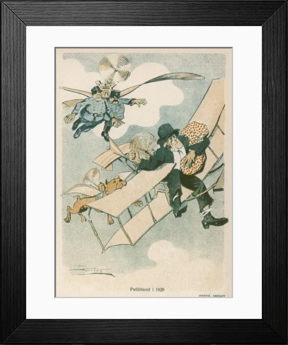 Framed Print : Airborne Police Chase Framed Print : Airborne Police Chase