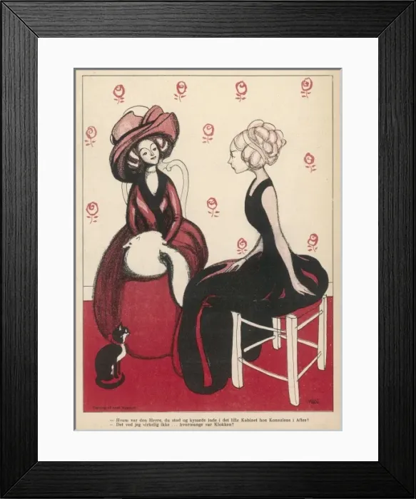Framed Print : Social / Denmark Women Framed Print : Social / Denmark Women