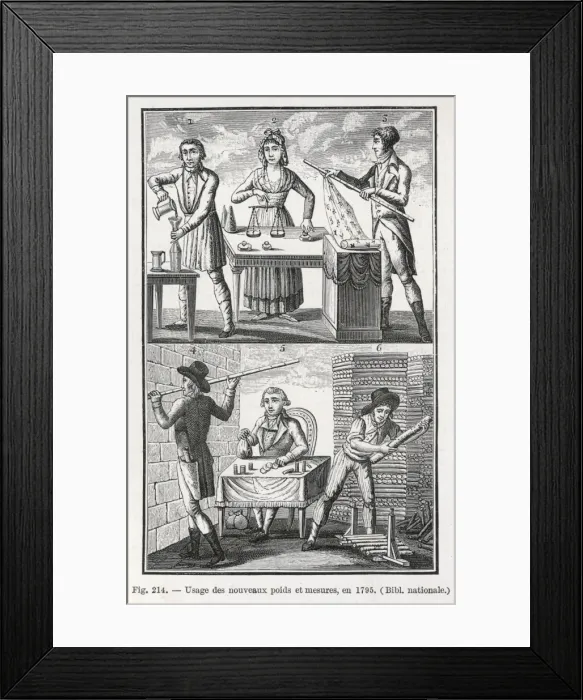 Framed Print : Metric System Introduced Framed Print : Metric System Introduced