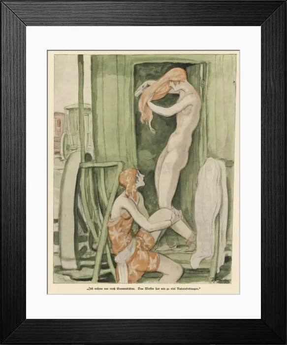 Framed Print : Bathing Machines Framed Print : Bathing Machines