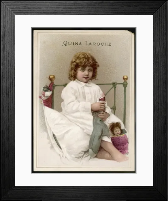 Framed Print : Girl with Stocking Framed Print : Girl with Stocking