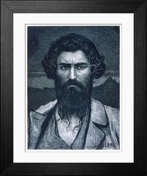 Framed Print : Giovanni Segantini / Self Framed Print : Giovanni Segantini / Self