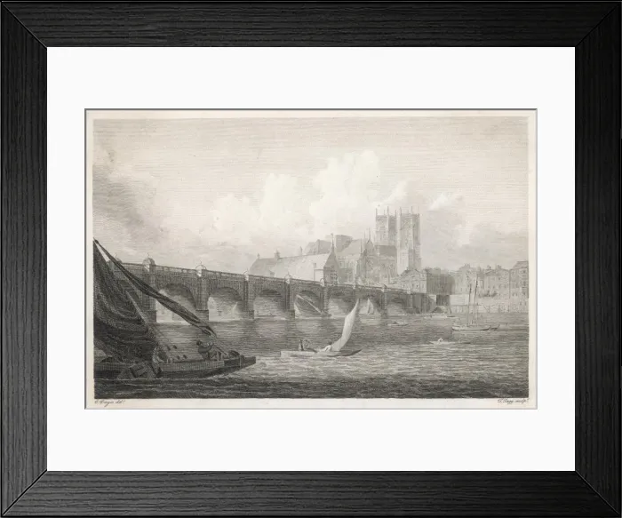Framed Print : Westminster Bridge / 1797 Framed Print : Westminster Bridge / 1797