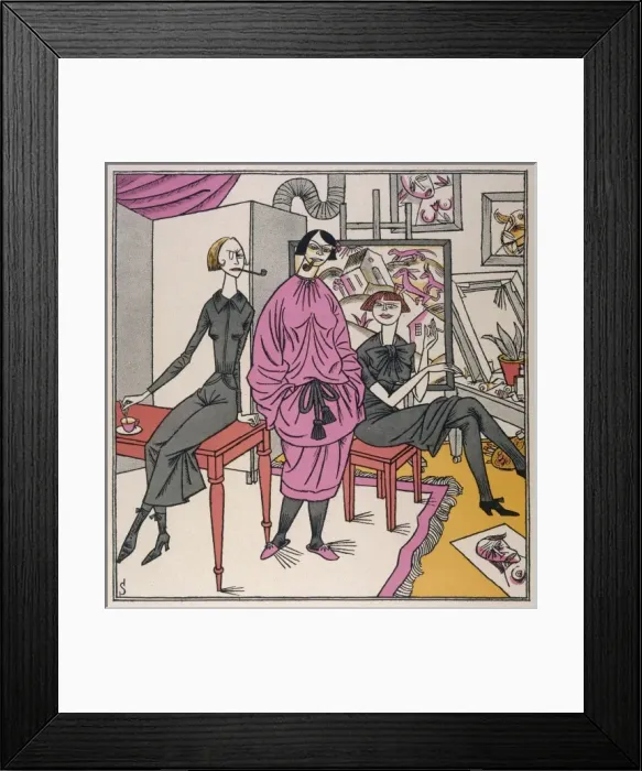Framed Print : THREE NEW WOMEN Framed Print : THREE NEW WOMEN