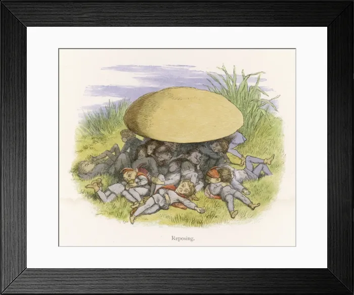 Framed Print : Elves Reposing Framed Print : Elves Reposing