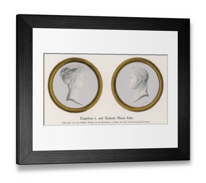 Framed Print : Napoleon (& Marie-Louise Framed Print : Napoleon (& Marie-Louise