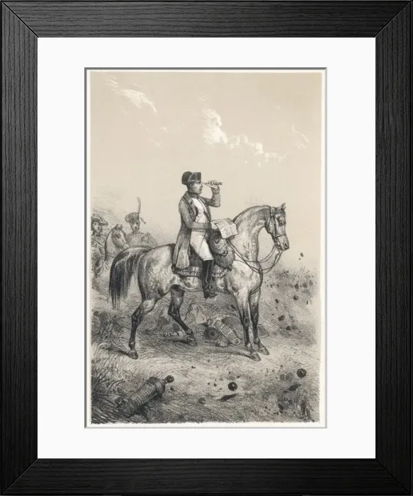 Framed Print : Napoleon / Horse Ali 1800 Framed Print : Napoleon / Horse Ali 1800