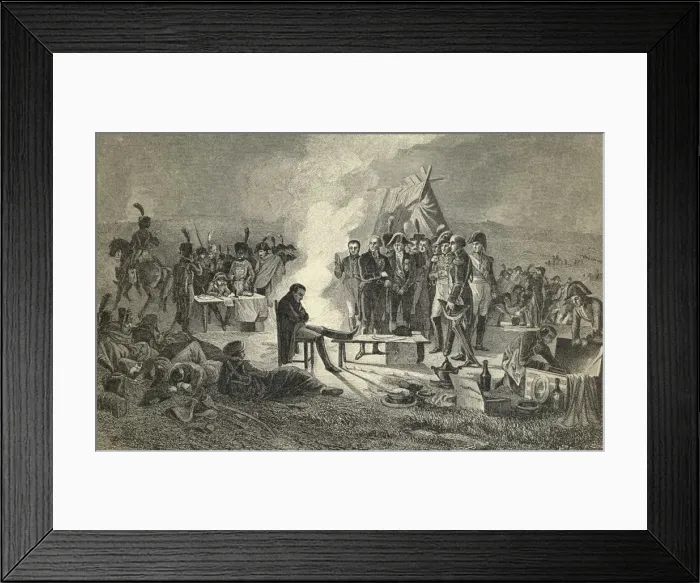 Framed Print : Bivouac at Wagram Framed Print : Bivouac at Wagram
