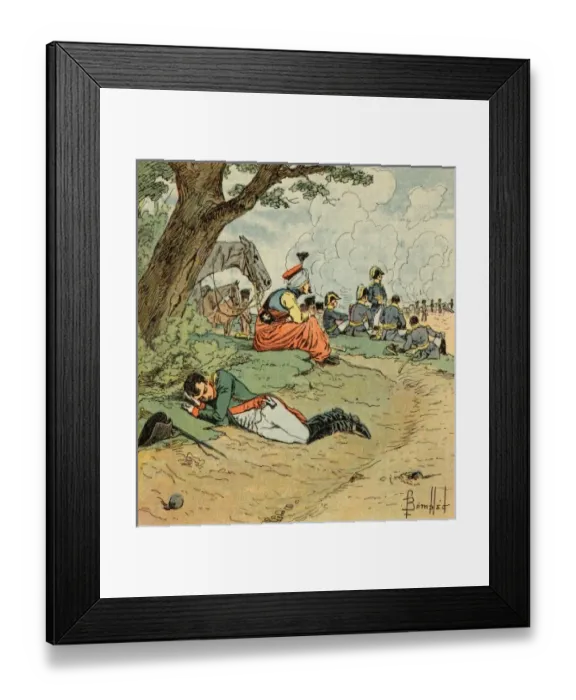 Framed Print : Sleeps during Battle Framed Print : Sleeps during Battle