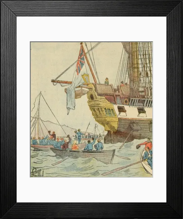 Framed Print : On the Belerophon Framed Print : On the Belerophon