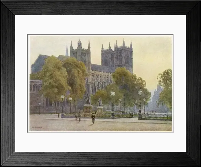 Framed Print : Westminster / Abbey / 1912 Framed Print : Westminster / Abbey / 1912