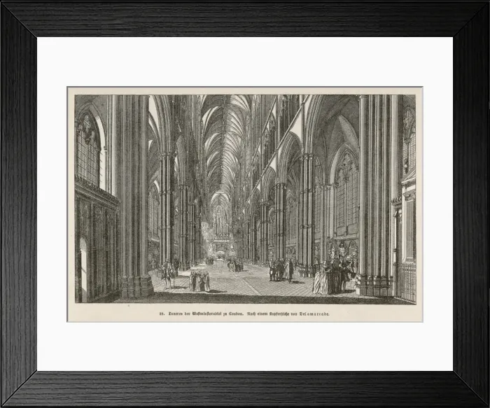 Framed Print : Westminster Abbey Inter Framed Print : Westminster Abbey Inter