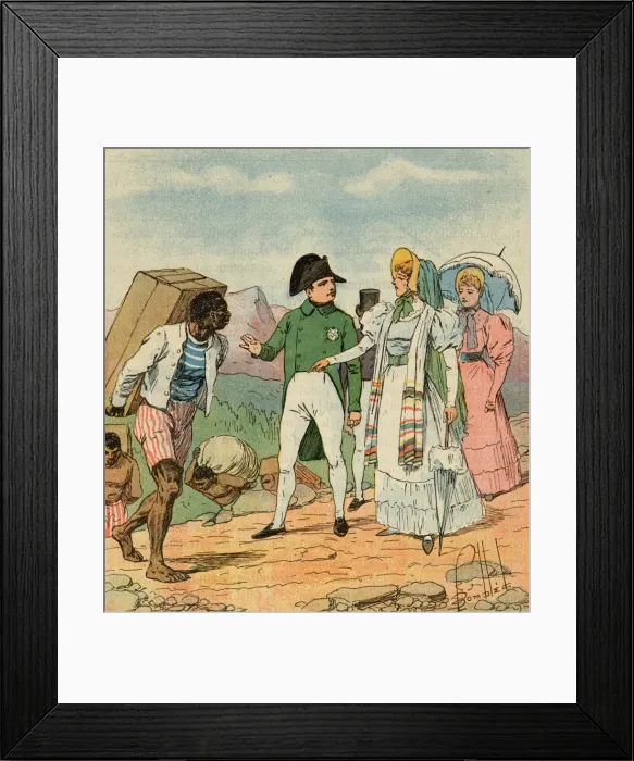 Framed Print : Napoleon on St Helena Framed Print : Napoleon on St Helena