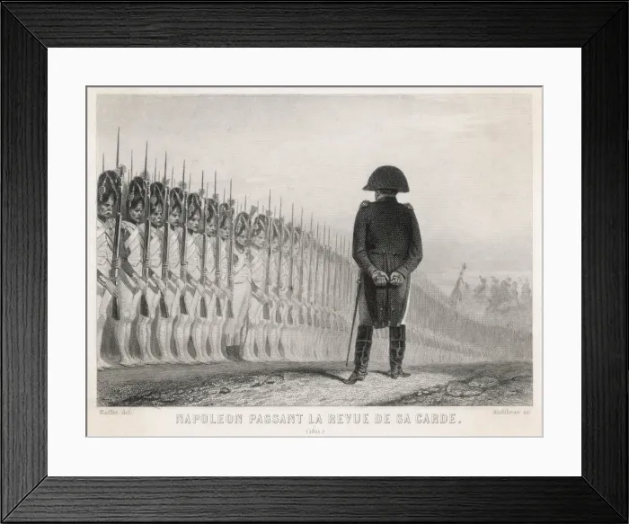 Framed Print : Napoleon Reviewing Framed Print : Napoleon Reviewing