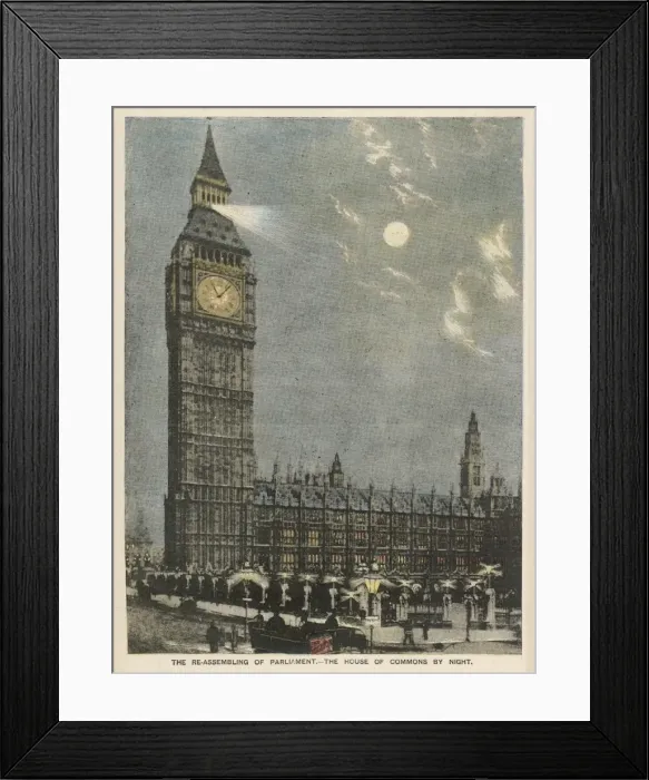 Framed Print : Westminster / 1893 / Big Ben Framed Print : Westminster / 1893 / Big Ben