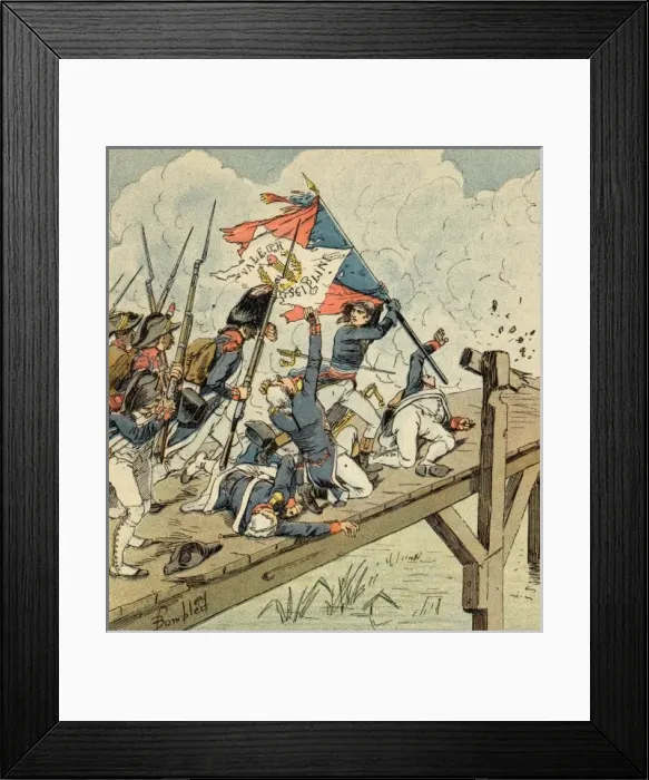 Framed Print : Napoleon at Arcola Framed Print : Napoleon at Arcola