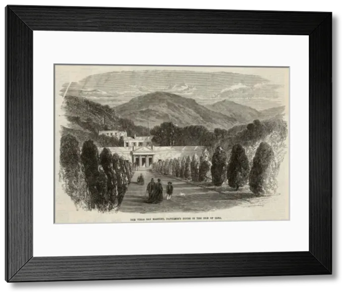 Framed Print : Napoleon I Elba Home