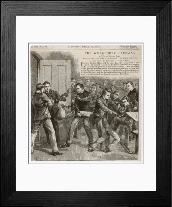 Framed Print : School Bullies / Boys Own Framed Print : School Bullies / Boys Own