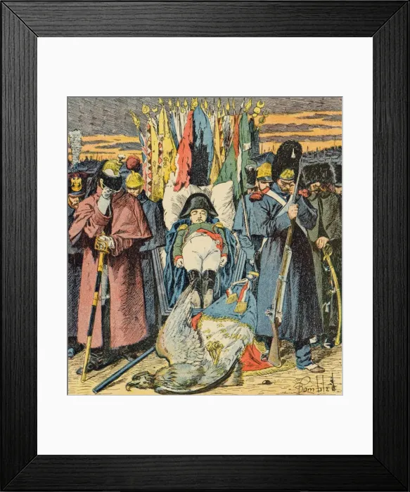 Framed Print : Death of Napoleon Framed Print : Death of Napoleon