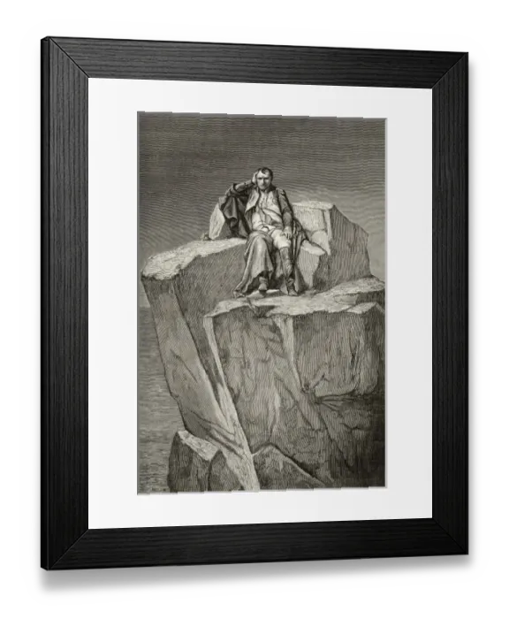 Framed Print : Napoleon on St Helena Framed Print : Napoleon on St Helena
