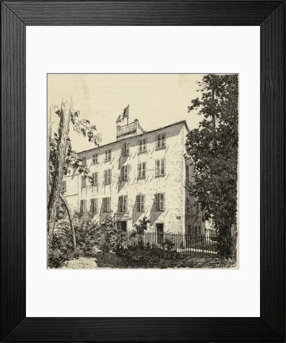 Framed Print : Napoleons Birthplace Framed Print : Napoleons Birthplace