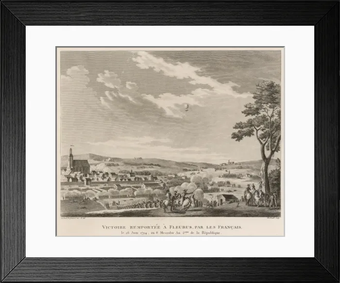 Framed Print : Battle of Fleurus 1794 Framed Print : Battle of Fleurus 1794