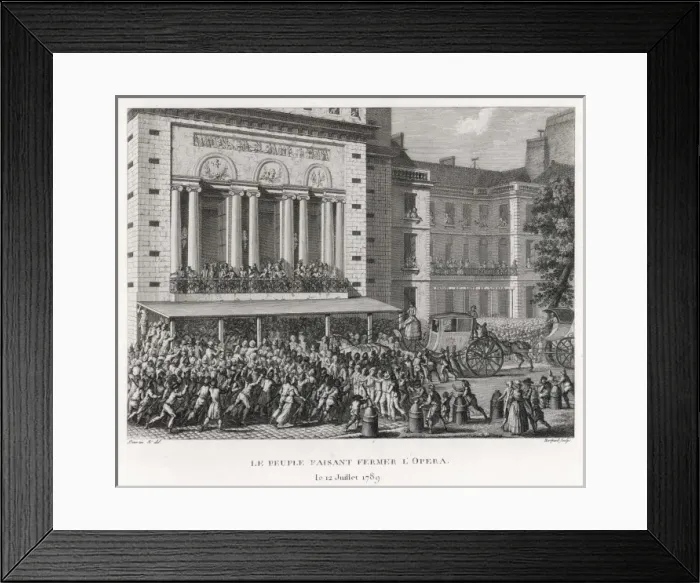 Framed Print : Paris Opera Closed Framed Print : Paris Opera Closed