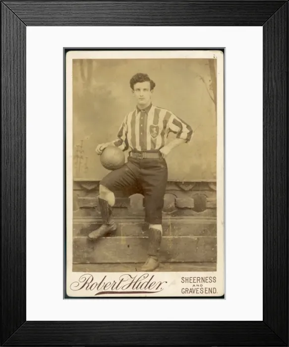 Framed Print : Sport  /  Footballer Photo