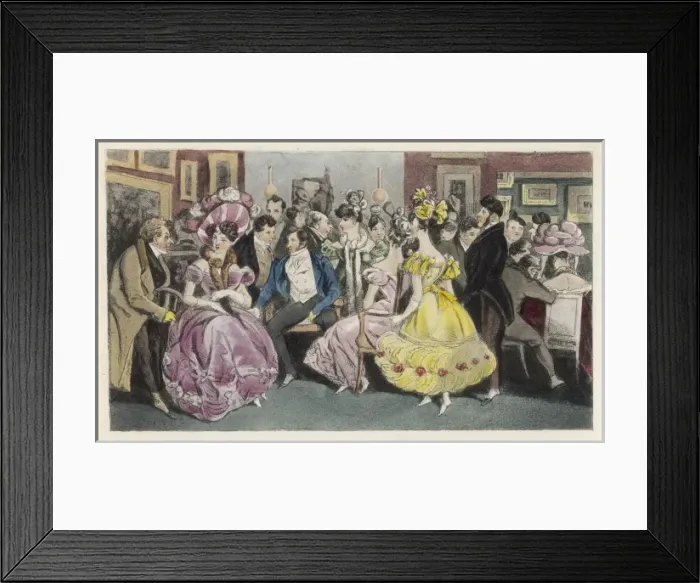 Framed Print : France / Paris Salon, 1826 Framed Print : France / Paris Salon, 1826
