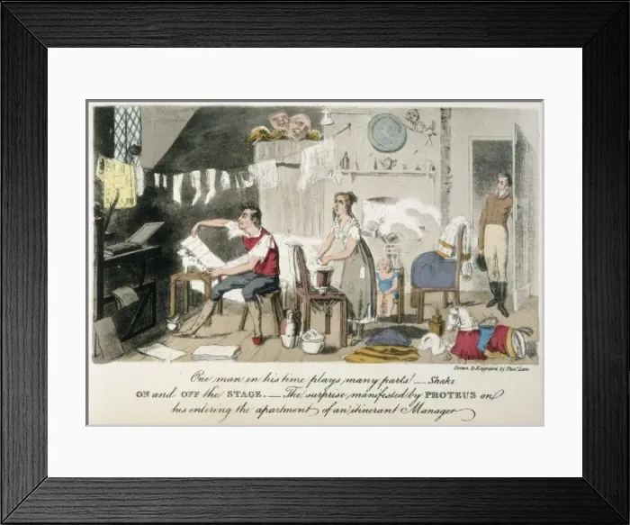 Framed Print : Egan / Theatrical Manager Framed Print : Egan / Theatrical Manager