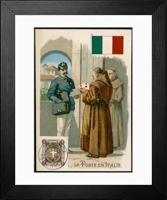 Framed Print : Italian Postman Framed Print : Italian Postman