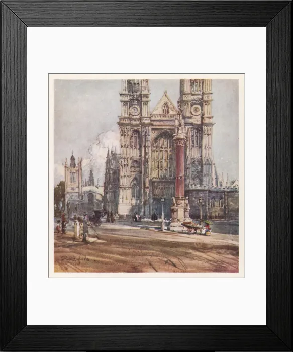 Framed Print : Westminster Abbey / 1904 Framed Print : Westminster Abbey / 1904