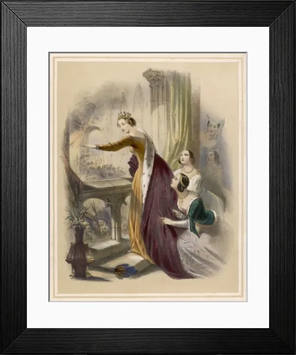 Framed Print : Burning of Savoy Palace Framed Print : Burning of Savoy Palace