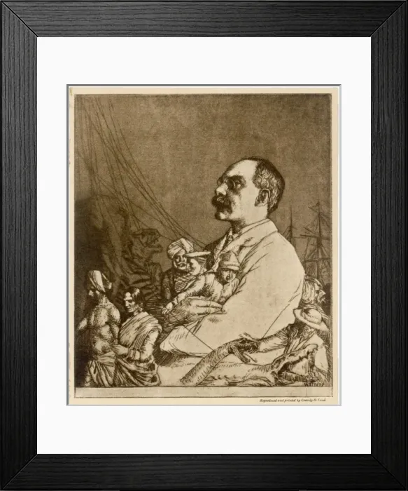 Framed Print : Rudyard Kipling Framed Print : Rudyard Kipling