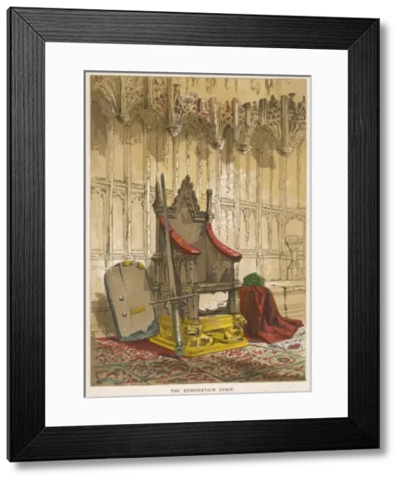 Framed Print : Westminster Abbey / 1845 Framed Print : Westminster Abbey / 1845