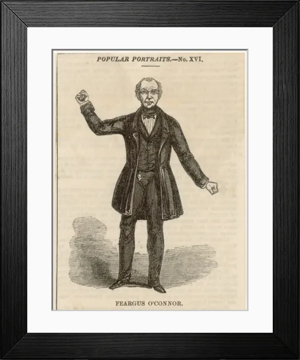 Framed Print : Feargus O connor / Anon Framed Print : Feargus O connor / Anon
