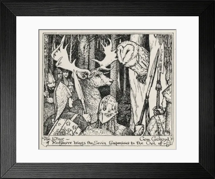 Framed Print : Arthur / Winning of Olwen Framed Print : Arthur / Winning of Olwen